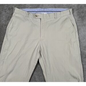 Peter Millar Soft Touch Twill Pants Mens 38x33 Beige‎ Pima Cotton Blend Chino